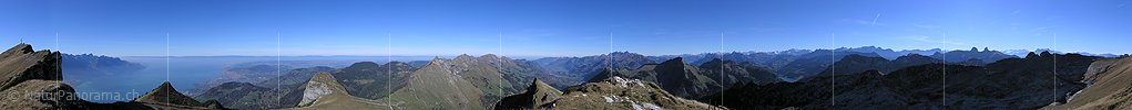P001540: 360° Gipfelpanorama Rochers de Naye