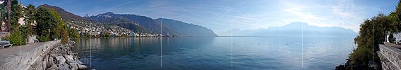 P001554: Panorama Genfersee bei Montreux