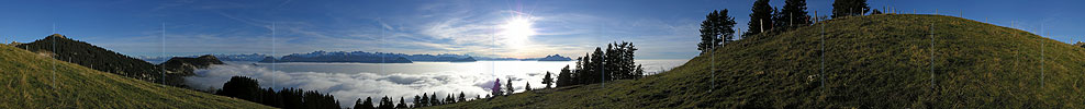 P001556: Panorama Nebelmeer von Rigi Staffelhöhe