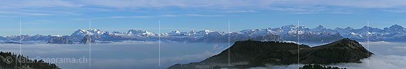P001561e: Gipfelpanorama Rigi Rotstock: Zindlenspitz - Gross Windgällen