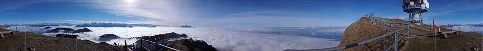 P001570: Panoramabild Rigi Kulm, Zentralschweiz