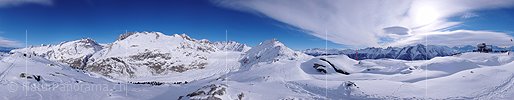 P001855: Panoramabild Moosfluh und Aletschgletscher