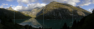 P001875: Panorama Zervreilasee, Vals, Graubünden