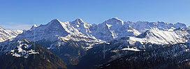 P001910: Panorama Eiger, Mönch und Jungfrau vom Niederhorn