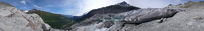 P002306: Panoramafoto Rhonegletscher