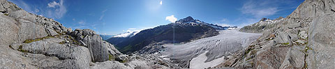 P002307: Panoramabild Rhonegletscher