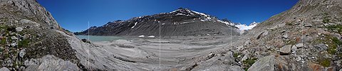 P002332: Panorama Schwemmebene und Gletschervorfeld