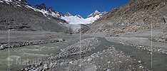 P002334: Panoramabild Schwemmebene und Gletschervorfeld