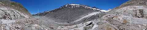 P002342: Panoramabild Gletscherzunge