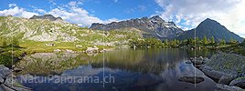 P002379: Panorama Abendstimmung an Bergsee