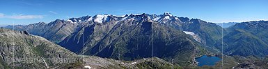 P002419: Panoramabild Grimselpass vom Sidelhorn