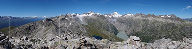 P002421: Panoramabild Östliche Berner Alpen