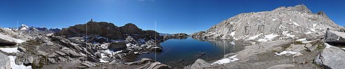 P002458: Panoramafoto Galenstock und Bergsee