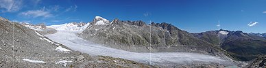P002465: Panorama Alpengletscher (Rhonegletscher)