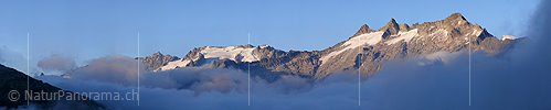 P002495: Grosspanorama Abendstimmung am Grimselpass