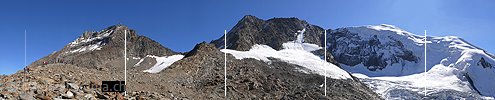 P002503: Grosspanorama Fletschhorn, Lagginhorn und Weissmies