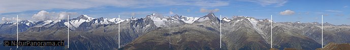 P002510: Grosspanorama Berner Alpen von Süden