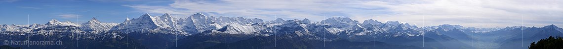 P002516: Hochauflösendes Panoramabild Berner Alpen