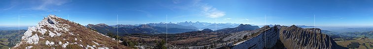 P002603: Panoramabild Berner Voralpen
