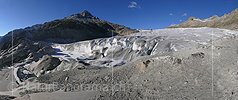 P002729: Panoramabild Gletschersee am Rhonegletscher