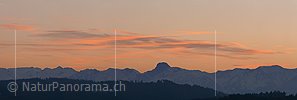 P002905: Panoramabild Abendstimmung Stockhorn