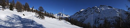 P003043: Panorama Winterlandschaft Im Binntal