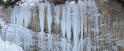 P003081: Panoramabild Eisfall an Nagelfluh