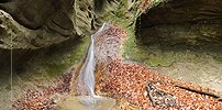 P003101: Panoramabild Wasserlauf in kleiner Schlucht