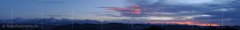 P003126: Panoramabild Abendstimmung vor Föhnende