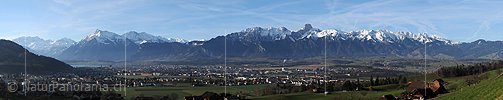 P003251: Panoramabild Thun und Stockhornkette
