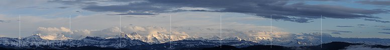 P003357: Panoramabild Wolkenstimmung mit Berner Alpen