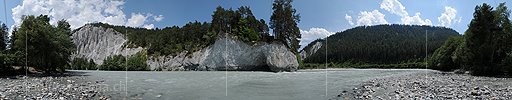 P003713: Panoramabild Rheinschlucht