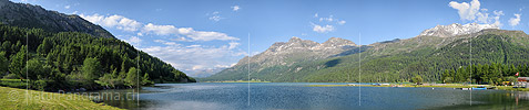 P003726b: Panorama Silvaplanersee (Lej da Silvaplauna)