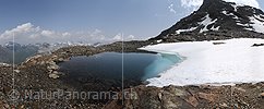 P003748: Panoramabild Bergsee mit Eis