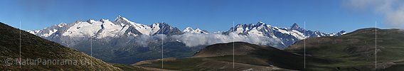 P003851: Grosspanorama Berner Alpen von Süden
