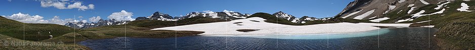 P003869: Panoramafoto Unberührte Natur auf dem Saflischpass