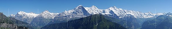 P003897e: Panoramafoto Berner Alpen
