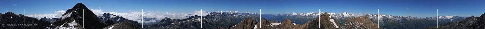 P003910: Hochauflösendes Gipfelpanorama Turbgrat