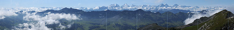 P003992: Hochauflösendes Panoramabild Alpenketten