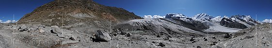 P004047: Panoramaaufnahme Gornergletscher