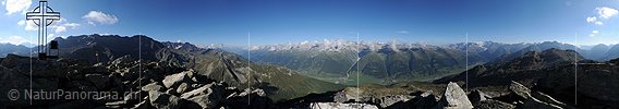 P004052: Panoramabild Brudelhorn und Obergoms