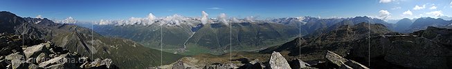 P004054: Gipfelpanorama Brudelhorn und Obergoms