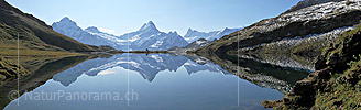 P004138: Grosspanorama einer Spiegelung im Bachalpsee