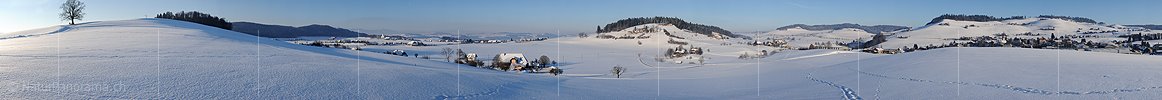 P004651: Panoramabild Winterlandschaft im Emmental