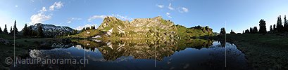 P005097: Panorama Morgenstimmung mit Spiegelung