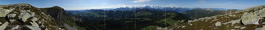 P005150: Grosspanorama Berner Voralpen (Hohgant) und Alpenpanorama