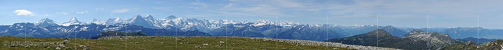 P005157: Panoramafoto Berner Alpenkette