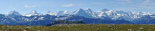 P005157h: Panorama Berner Alpenkette