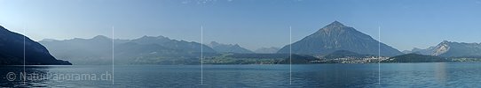 P005393: Panoramabild Niesen und Thunersee