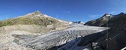 P005460: Panorama photo Rhone glacier (status 8.2009)